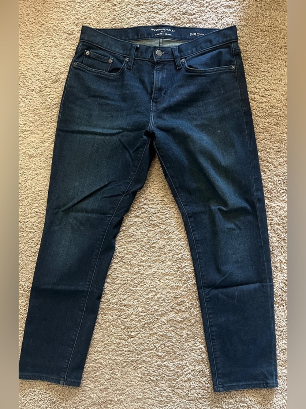 Men's Dark Blue Stretch Jeans
